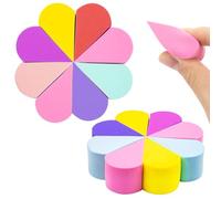 16Pcs Makeup Sponge Face Paint Sponges Reusable Soft Petal Shape Foundation Sponge Beauty Blenders for Cream Concealer Makeup & face sponges cleansing