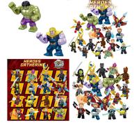 16pcs Marvel Super Heroes Fit Lego Avengers Infinity War Mini Figures building blocks Children's gifts