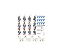 (16PCS Medieval Knights - F) Medieval Knights Military dragon soldiers building castles MiniFigures Fits Lego