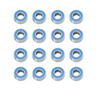16PCS Metal Bearing RC Parts for Tamiya 1/10 BBX BB01 RC Car, Blue