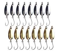 16pcs Metal Lure Fish Hook 10x23mm for Freshwater and Saltwater