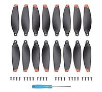16Pcs Mini 2 Propellers Replacement Low-Noise and Quick-Release Blades Props Compatible with DJI Mini 2 / Mini SE Drone, Orange