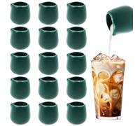 16Pcs Mini Ceramic Milk Jugs 50ml, Small Porcelain Creamer Pitchers