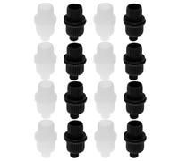 16pcs Motorcycle License Plate Nylon Bolts and Nuts Secure Fasteners