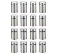 16Pcs Multipurpose Rustproof Wall Mount Hardware Stainless Steel Standoffs Accessory for Exhibition Booth Setups Outdoor Advertising Mounting Hardware