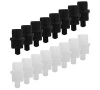 16pcs Nylon Plate Screws Bolts and Nuts Set for Motorcycle License