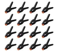 16Pcs Nylon Spring Clamp 3 Inches, A-Type Woodworking Heavy Duty Plastic Spring Clips Clamps for DIY Projects Photo Studios Arts Crafts Photography Backdrop