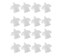 16pcs Oil Absorbing Scum Sponge Turtle Shape Filter Pads for Removing Grease and Dirt in Swimming Pools, Spas, Fish Ponds, Aquariums