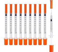 16pcs/Pack 1ml Multiple Uses Measuring Tools with 31G*6mm 30G*8mm Plastic Tube , Laboratory Accessories