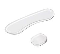 16Pcs/pack Soft Dampening Moon Gels Clear Oval And Long Drum Silencers Set Drum Dampener Gels Silicone Drum Silencers Dampening Moon Gel