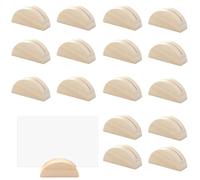 16Pcs Photo Holders for Tables, Table Number Holders, Greeting Card Display Stand, Photo Holder Half Round Design for Wedding Banquet, Anniversary, Birthday Party