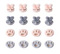 16pcs Plush Cartoon Anti-Move Clamp Duvet Cover Clips Quilt Single Clip To Keep Duvet In Place Non-Slip Safety Cute Comforters Grippers Duvet Clips Quilt Sheet Clip Fasteners