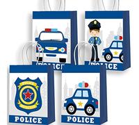 16pcs Police Decorations - Police Gift Bags & Favors for Kids' Policeman Party Supplies