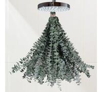 16Pcs-Preserved-Dried-Eucalyptus-Branches, 17" 100% Natural Fresh Eucalyptus Plant Stem, Real Eucalyptus Bunch for Vase Filler, Dried Flowers Arrangement, Floral Home Decor