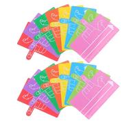 16pcs Reading Guide Bookmark Plastic Guided Strip for Writing