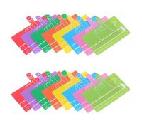 16pcs Reading Guided Strips Bookmark for Students Plastic