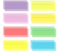 16PCS Reading Ruler for Dyslexia Overlays for Reading 8 Coloured Overlays for Dyslexia Reading Rulers with Strips for Adults Children ADHD Reduce Visual Stress Dyslexia Aids