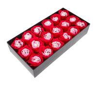 16pcs Red Soap Flower Rose Gift Box for Birthday Hand Washing