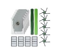 16pcs Replacements for iRobot S9 Vacuum Cleaner Parts Accessories Main Brushes*2 Side Brushes*5 HEPA Filters*4 Dust Bags*5