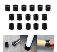 16Pcs Round 20mm Silicone Chair Leg Floor Protector, Black Chair Leg Caps, Furniture Foot Protectors, Stool Leg caps to Prevent Hardwood Floor Scratches and Reduce Noise