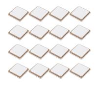 16pcs Self Adhesive Glide Pads for Floors and Walls | Plastic Thick Pads, Extra Strength Grip and Shock Cushioning, Home or Rental Use, Smooth Head Design