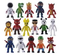 16Pcs/Set Stumble Guys Action Figure Toy Mini Model Doll Anime Ornaments Gifts