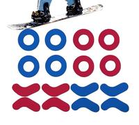 16PCS Ski Snowboard Boots Fitting Pads, Ski Boot Wrap BarsPads, Self-Adhesive Foam Padding Liners, EVA Soft Insert Sticky Skiing Accessories, for Reduce Heel Lift and Ankle Hurt