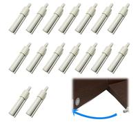 16PCS Soft Close Door Dampers, Soft Close Dampers,Quiet Closer Buffers Push to Open Door Catches Adjustable Damper for Kitchen Cabinet Home Furniture Trash Can Wardrobe Door Easy Install