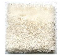 16Pcs Soft Tiles Foam Interlocking Floor Mats,Puzzle Play Mats,Long Plush Splicing Carpet Area Rug for Play Room Playmat,Bedroom Floor Tiles,12X12inch,Beige