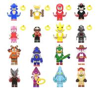 16PCS Sonic The Hedgehog's Minifigure Fit Lego Kid Toy Suit