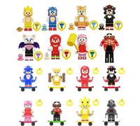 16PCS Sonic The Hedgehog's Toy Action MiniFigures Fit Lego