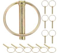 16pcs Spring Loaded Lynch Pin Assortment Kit, for Tractors
