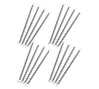 16pcs Stainless Steel Hooked Extension Stapler Spring 90mm Silver
