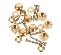 16pcs Thickened Copper Mirror Screw Nails Self-tapping 13mm