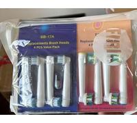 16PCS Toothbrush Head,SB-17A Electric Toothbrush Replacement Heads, 4 Pack, Compatible with EB-25A