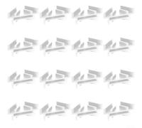 16pcs Tray Stackers for Harvest Right Freeze Dryer - Dried Food Storage Rack Organiser - Space Saving Plastic Trays for Kitchen Cabinet & Freezer - Yellow Black White(White)