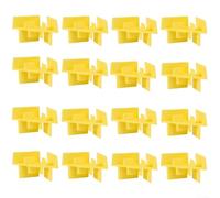 16Pcs Tray Stackers Plastic Rack for Harvest Right Freeze Dryer, Food Tray Organizer to Stack and Store Freeze Dried Food Efficiently (Yellow)