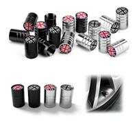16Pcs Tyre Valve Caps, Dust Caps for Car Tyres Tire, Fashion Patterns Dust Caps, Durable Car Dust Caps for Cars Bicycles Trucks Motorcycles