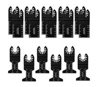 16Pcs Universal Multitool Blade Kits, Quick Release Multi Tools Blade Set for Wood Cutting, Oscillating Saw Blades & Oscillating Tool Accessories