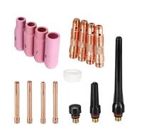 16Pcs Welding Torch Kit Copper Electrode for Argon Arc Welding Accessories Professional Grade Tool Set for DIY and Industrial