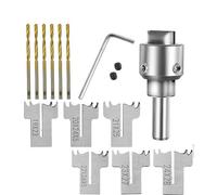 16PCS Woodworking Milling Cutter Set for Crafting Wooden Rings and Jewelry (19/20/21/22/23/24mm)