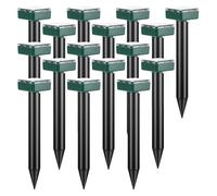 16Pieces Solar Mole Repellent,Ultrasonic Repeller Outdoor Waterproof Vole Deterrent for Garden Yard Lawn,Et
