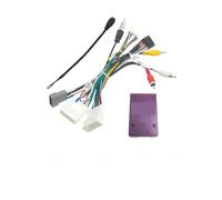 16pin Car Audio Wiring Harness With Canbus Box Compatible For Nissan Qashqai 06-13 X-TRAIL 13-21 Stereo Installation Wire Adapter
