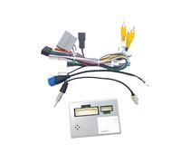 16Pin Car Stereo Wire Harness Adapter Decoder Compatible For Dodge Journey Compatible For Fiat Freemont Leap Android Power Cable With Canbus Box