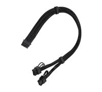 16Pin to Double 8Pin Power Cable 12VHPWR for High End Graphics Card PVC Easy to Connecting GPU Power Cable for High Execution Visuals Card