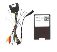 16PIN Wiring Harness Compatible For SEAT IBIZA/skoda Kodiaq 2017+ Car Radio Canbus Box Compatible For VW SS-05A/RP5 Compatible For VW-002 Decoder(GRAY)