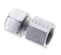 16S & M22x1.5 Zink plated Steel Straight Cutting Fitting with Female Threads 400 bar ISO 8434-1