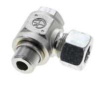 16S & M22x1.5 Zink plated Steel Swivel Joint Cutting Fitting with Male Threads 400 bar Rotatable ISO 8434-1