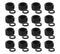 16set Sprinkler Stopper Cap Plastic Leakproof for Garden Hose | Black Finish, Universal Fit for Irrigation Pipe, Easy Installation and Flow Optimization Outdoors