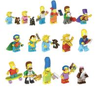 16SET The Simpsons Minifigure Fit Lego Building Block Kids Toy UK Priority in Delivery